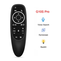 G10 G10S Voice Remote Control 2.4G Wireless Air Mouse Gyroscope IR Learning For Android TV Box H96 Max X96 mini X96 Max Plus PC