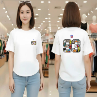 Kaos Oval 93 Pendek/Kaos Wanita Trend/Kaos Nomor Punggung/Kaos Press Body/Kaos Motif Angka