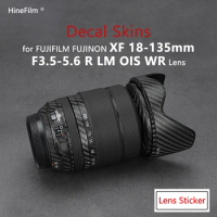 Fujinion XF18-135 Lens Sticker Fuji 18135 Decal Skin For Fujifilm XF18-135mm F3.5-5.6 R LM OIS WR Lens Protector Wrap Cover Case