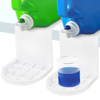 Detergent Holder 2 PCS Laundry Soap Station Detergent Drip Catcher Organizers Cup Holder Softener Soap Dispenser Bathroom