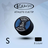 Kamui Athlete Cue Tip - Soft Medium Hard Cue Tip Billiard Stick Atlet Tips Ori Japan Soft