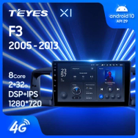 TEYES X1 For BYD F3 1 2005 - 2013 Car Radio Multimedia Video Player Navigation GPS Android 10 No 2din 2 din DVD