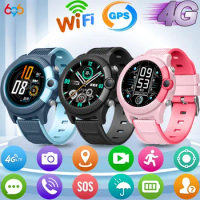 4G Kids Smart Watch Waterproof HD Video Call SOS GPS LBS WIFI Location Tracker Remote Monitor Children Smartwatch Boy Girl Gift