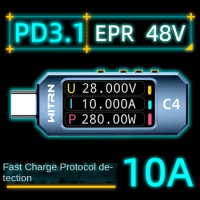 WITRN C4 C4L WITRN C4L Detector USB Voltage and Current Meter Tester PD3.1 Trick EPR Aging Activation 48V