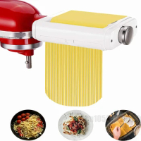 Pasta Roller Press Machine Spaghetti Fettuccine Cutter Noodle Maker for KitchenAid KA Kitchen Aid Making Tools Homemade Fresh