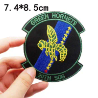 United States Air Force GREEN HORNETS 20TH SOS tactical army Embroidered Patches Badge F1-28