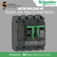 MCCB NSX100H 4P TM32D 32A 70kA Schneider ORIGINAL