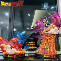 1/6 Hqs Tsume T Studio Gk Dragon Ball Z Triple Kaiouken Son Goku Vs Vegeta Iv Anime Action Figure Statue Model Garage Kit Toys