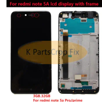 for Xiaomi Redmi Note 5A / Note 5A Prime pro LCD Display + Touch Screen Digitizer With Frame For Redmi Y1 / Y1 Lite lcd