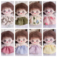 Hand-made Doll Camisole Skirt Mini Replacement DIY Doll Clothes Multiple Styles Labubu Skirt For 17cm Labubu