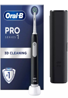 Oral-B Oral-B PRO Series 1 電動牙刷(連1 個旅行盒，1 個 CrossAction 刷頭)黑色 - 平行進口