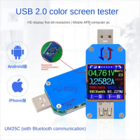 UM25C tester USB socket voltage and current multimeter Type-C tester Bluetooth mobile app