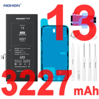 Nohon Battery For iPhone 13 3227mAh Real Capacity Built-in Li-polymer Bateria For Apple iPhone13 with Tools