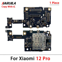 New For 12 Pro SIM Card Holder Tray Slot Reader Socket Flex Cable For Xiaomi 12 11 12 11 Lite Pro