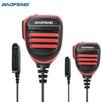 2PCS Baofeng UV-9R Plus Waterproof Remote Microphone Speaker MIC for BaoFeng UV-XR uv-9r plus UV-9R Pro GT-3WP Walkie Talkie