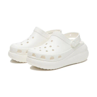 【Crocs】CLASSIC CRUSH CLOG 泡芙 白色(207521-100)
