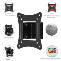 Universal Adjustable TV Wall Mount Bracket Universal Holder TV Mounts for 14 to 24 Inch LCD LED Monitor Flat Panel