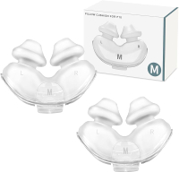 2 Pack Replacement Nasal Pillow Cushion for ResMed Airfit P10 Medium Compatiable with Orignal Airfit