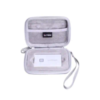LTGEM Waterproof EVA Silver Hard Case for Samsung T7 Touch Portable SSD-500GB-USB 3.2（MU-PC500S/WW),Silver）