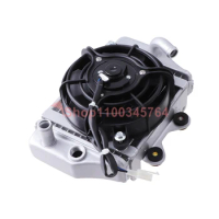 Radiator Water Cooled Engine and Fan for Apollo Motorcycle Zongshen Loncin Lifan 150cc 200cc 250cc Engine Parts