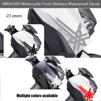 For YAMAHA XMAX 300 23 years Motorcycle Front Stickers Waterproof Decal