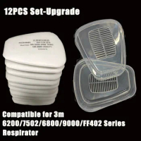 Replaced Anti Particle Dust-proof 5N11 Cotton Filter 501 Retainer Supplies For 3M Series Respirator 6001/6200/7502/6800 Gas Mask