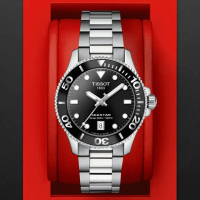【TISSOT 天梭 官方授權】SEASTAR 1000 300米潛水石英腕錶 母親節 禮物 推薦(T1202101105100)