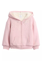 GAP Baby & Toddler Sherpa-Lined Sequin Zip Hoodie