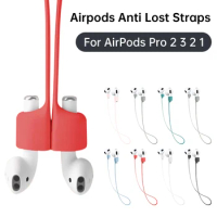 Anti Lost Strap For Apple Airpods Pro 3 2 1 Magnetic Hodler Silicone Cable Bluetooth Earphones Strap Accessories Hanging Rope
