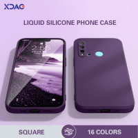 Original Phone Case Cover for Huawei Nova5i Nova 5i GLK-LX1 GLK-LX2 GLK-LX3 GLK-LX1U GLK-AL00 GLK-TL00 Liquid Silicone Gel Funda