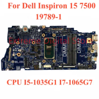 For Dell Inspiron 15 7500 Laptop motherboard 19789-1 with CPU I5-1035G1 I7-1065G7 100% Tested Fully Work