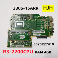 For Lenovo 330S-15ARR Laptop Motherboard, With CPU Ryzen 3 R3-2200, 4GB-RAM, 5B20R27410, 5B20R27415 100% Test Ok