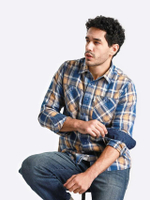 เสื้อเชิ้ตแขนยาวผู้ชาย คอลเลคชั่น Original Wrangler ทรง Regular สียีนส์