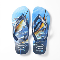 【havaianas 哈瓦仕】CONSERVACAO INTERNACIONAL　藍　型號：00110(巴西品牌、巴西拖鞋、人字拖、夾腳拖)