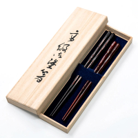 【若狹塗】日本製 滴翠 筷子 夫妻筷 日本筷子(2入禮盒組)