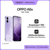 [NEW] OPPO A6x 4GB+64GB/128GB [IP64 Water & Dust Resistance, 6500mAh Large Battery, Snapdragon 685, 
