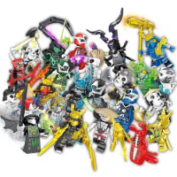 Anime Characters Cartoon Block Kai Jay Zane Nya Ronin Mini Assemble Model Doll Action Figures Building Blocks Toy Birthday Gifts