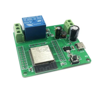 DC5-60V ESP32 Single Relay Module MICRO USB 5V ESP32-WROOM Development Board IO0 Programmable