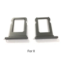 10PCS For Apple iPhone X XS SIM Card Tray Slot Holder Adapter Socket Repair Parts
