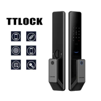 Fully Automatic Electronic Smart Lock TTLOCK Fingerprint Password Card Anti Theft Door Password Electronic Lock Fingerprint Lock