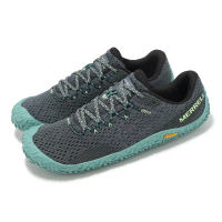 【MERRELL】戶外鞋 Vapor Glove 6 男鞋 灰 藍 黃金大底 防滑 抓地 赤足訓練鞋(ML068271)