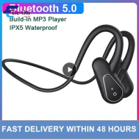 5.0 Headphones Mp3 Player Waterproof Long Battery Life Call Not In-ear Earphones Bone Conduction Headset
