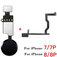 Home Butoon and Home Touch ID Return Fingerprint Button Motherboard Connection Connector Flex Cable for IPhone 6 6S 7 8 Plus