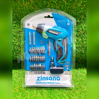 ZINSANO ไขควงไร้สาย รุ่น CL4015S1 4V 1.5AH CORDLESS SCREWDRIVER ปรับซ้าย-ขวาได้ ไฟLED ด้ามจับหมุนได้