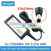 Genuine 19V 2.37A 45W AC Adapter AD9049 Charger for TOSHIBA PORTEGE Z830 Z935 C850 U940 LIBRETTO W100 L55D S40T S75D T235D E45T