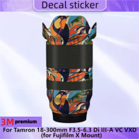 For Tamron 18-300mm F3.5-6.3 Di III-A VC VXD(for Fujifilm X Mount)Lens Sticker Protective Skin Anti-Scratch Protector Coat B061