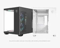 Casing PC MSI PRO PANO 120L Micro-ATX / Mini-ITX Panoramic Front & Left Tempered Glass Support 360mm