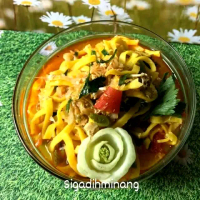 Mie Kuning Kering Pipih - Makanan Goreng - Food Noodles Masakan