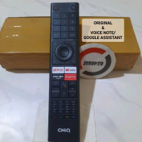 REMOTE/REMOT TV LCD LED CHIQ L32G7P L43G7P L50G7N G7PF G7P PRO SMART TV ANDROID YOUTUBE NETFLIX VOIC