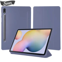 Case for Samsung Galaxy Tab S9 FE+ 2023 A9 plus 11 sm-X216B Tab A8 10.5 x200 A9 A7 Lite 8.7 S7FE S8+ 12.4 Leather Smart cover